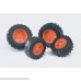 Bruder Twin Tires with Rims for 03000 Series Tractor Orange B00AFN5WQY
